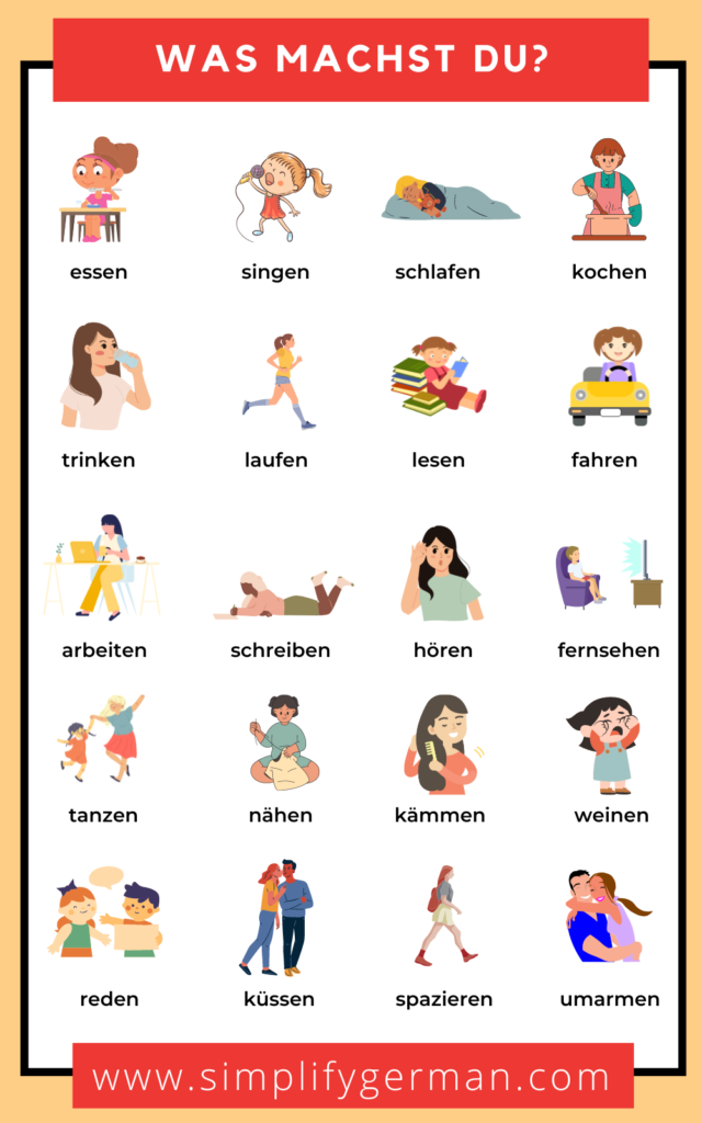 German common verbs