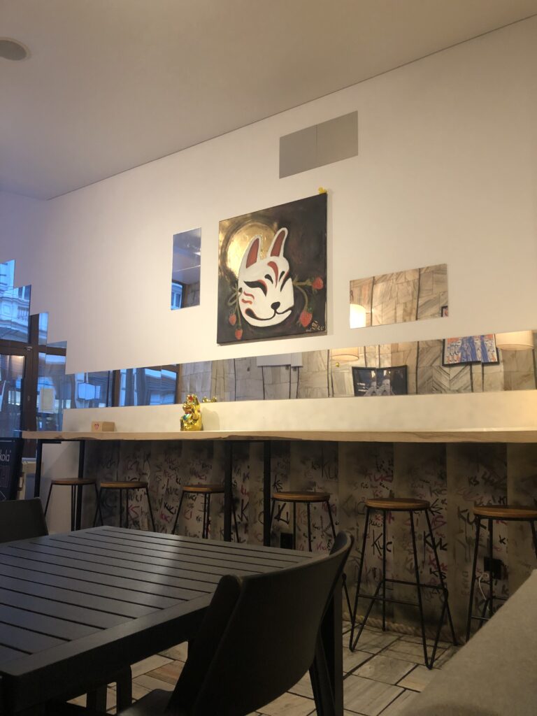 Japanese café in Poznan