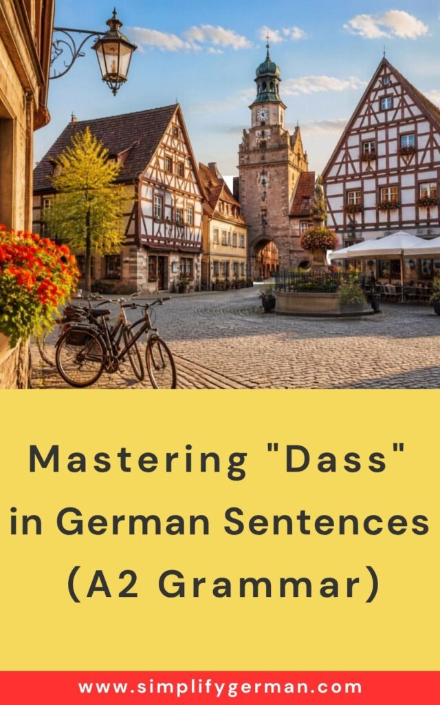 dass in German